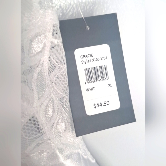 Frederick of Hollywood Gracie White Lingerie Size XL #New - Picture 3 of 8